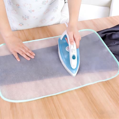 PRINKROOMY Protective Ironing Mesh Mat HeatResistant Pressing Pad with NonStick Surface for Fabric Care2PCS - Image 1