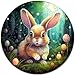 Aeekdook Wooden Puzzles for Kids Ages 48 Cute Bunny Puzzle Unique Animal Shaped Wooden Jigsaw Puzzles for Kid 50 Pieces Puzzles for Kids50pcs114 114in - Image 2