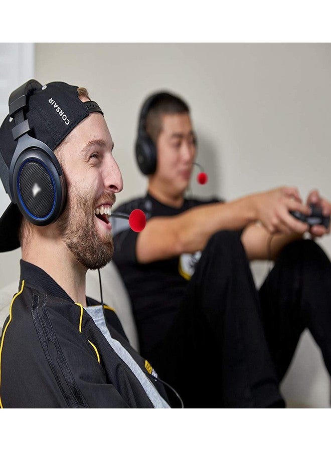 weishan ميكروفون بديل Weishan HS60 Pro لسماعة الألعاب Corsair HS50 و HS60 و HS70، ميكروفون قابل للفصل لسماعة الألعاب على PS5 و PS4 و PC و Xbox، إلغاء الضوضاء 3.5 مم أسود - Image 4