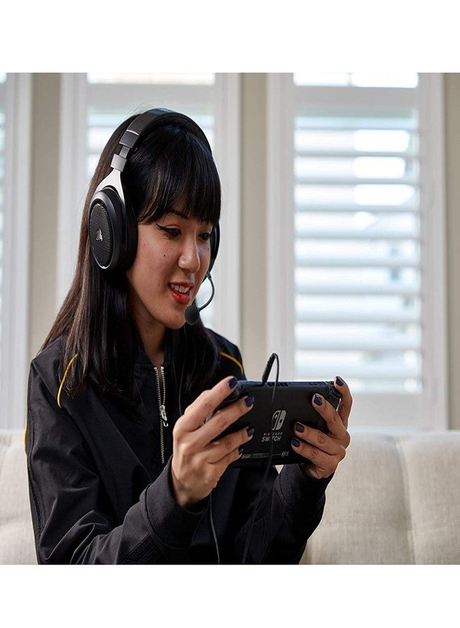 weishan ميكروفون بديل Weishan HS60 Pro لسماعة الألعاب Corsair HS50 و HS60 و HS70، ميكروفون قابل للفصل لسماعة الألعاب على PS5 و PS4 و PC و Xbox، إلغاء الضوضاء 3.5 مم أسود - Image 2