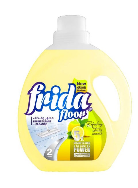 Frida Floor Cleaner & Disinfectant  Fresh Lemon 2L