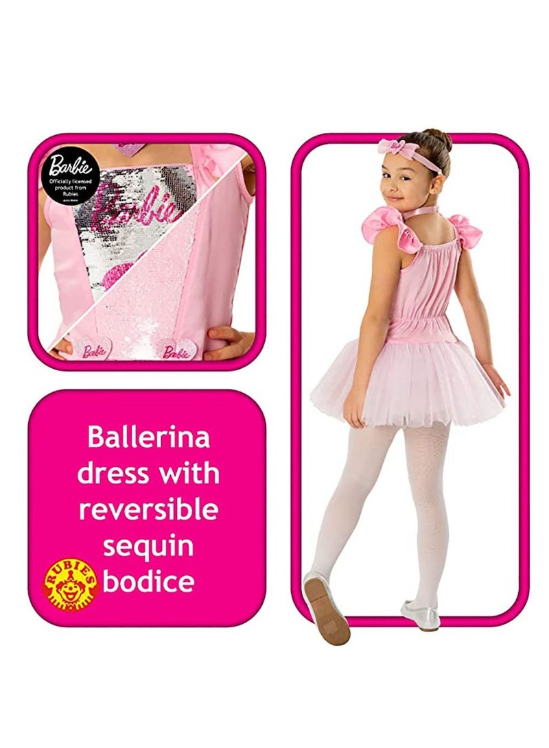 روبيز كوستيوم زي راقصة الباليه باربي لعمر 7-8 سنوات - Image 3