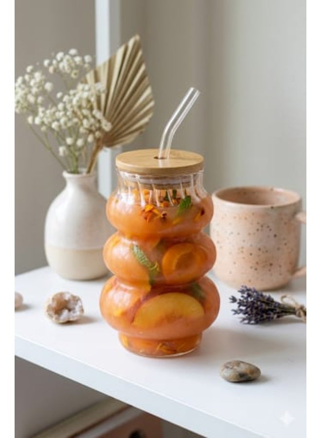 Iced Coffee Mug – Perfect for juices, cold drinks, and iced coffee. Features an elegant design that combines practicality and style, giving you a refreshing and sophisticated experience. - Image 3