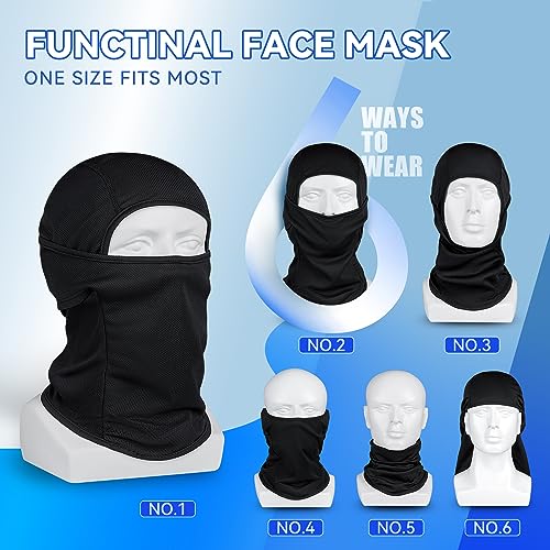 Sclzoed 3 Pieces Balaclava Ski Mask -Winter Full Face Mask for Men Women Windproof Weather Outdoors Cover for Men Women Boys Girls - Image 3