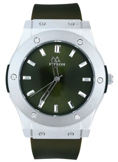 Fitron Men's Quartz Green Silicone Watch