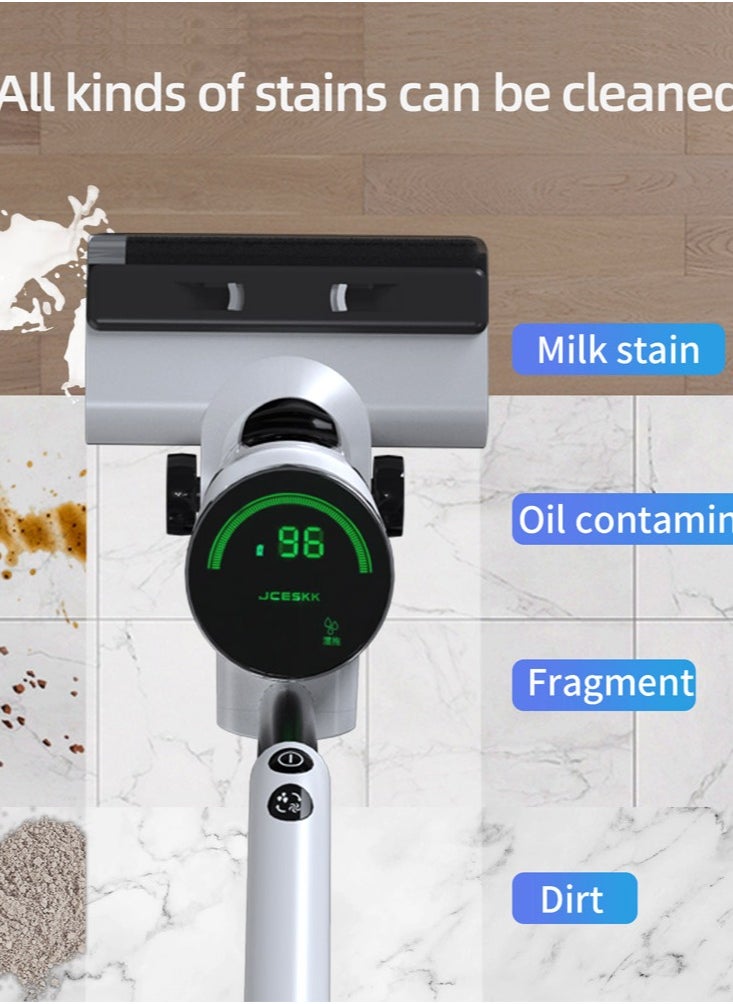 Joshberg - Wet Dry Vacuum Cleaner, 3-in-1 Multi-Surface Vacuum Mop & Self-Cleaning System, Cordless Vacuum Mop All in One, Smart Floor Cleaner for Hard Floor, One-Step Edge to Edge Cleaning with Hot Air Drying - Image 1