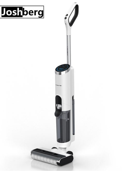Wet Dry Vacuum Cleaner, 3-in-1 Multi-Surface Vacuum Mop & Self-Cleaning System, Cordless Vacuum Mop All in One, Smart Floor Cleaner for Hard Floor, One-Step Edge to Edge Cleaning with Hot Air Drying