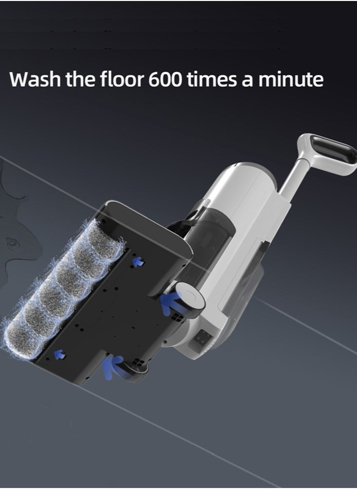 Joshberg - Wet Dry Vacuum Cleaner, 3-in-1 Multi-Surface Vacuum Mop & Self-Cleaning System, Cordless Vacuum Mop All in One, Smart Floor Cleaner for Hard Floor, One-Step Edge to Edge Cleaning with Hot Air Drying - Image 1