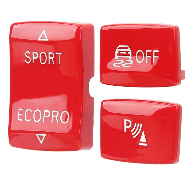 مفتاح ESP Antislip 6131 9252 912-1 زر رياضي أحمر مستشعر رادار - مادة ABS فاخرة بديل لـ F20 F21 F22 F23 F30 F31 F34 F35 F32 F33 F36 - Image 1