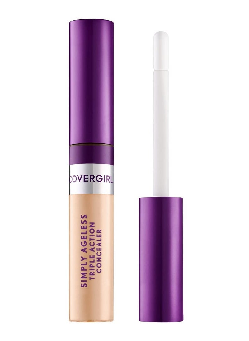 CoverGirl COVERGIRL Simply Ageless Triple Action Concealer, Buff Beige, Pack of 1  - Image 1