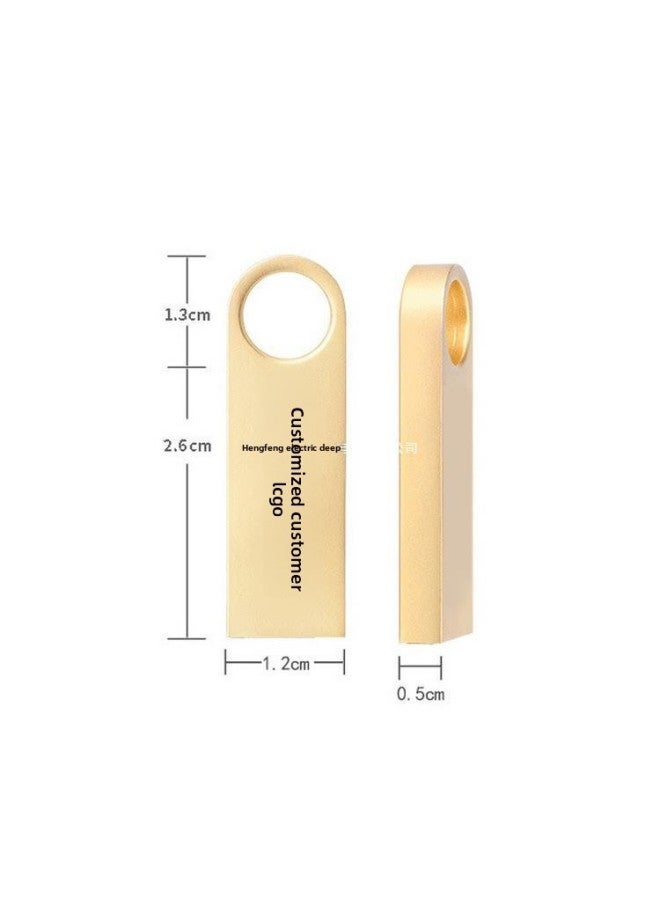 Metal U Disk Direct Supply Shaped Metal U Disk 4g Creative Gift USB Disk 8g Printing-Capacity:8GB  - Image 5