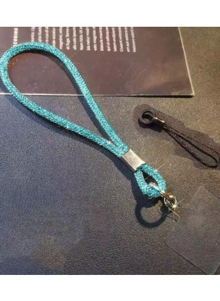 Lanyard, Phone Strap, Adjustable Phone Lanyard with glittering string, Phone Wrist Strap for Airpods, Phone case, Camera Wrist Strap, Blue - pzsku/Z58AD911CFFC0639C92E7Z/45/_/1732256922/72ebce19-e8f4-41d9-aea1-9faf6eca735e