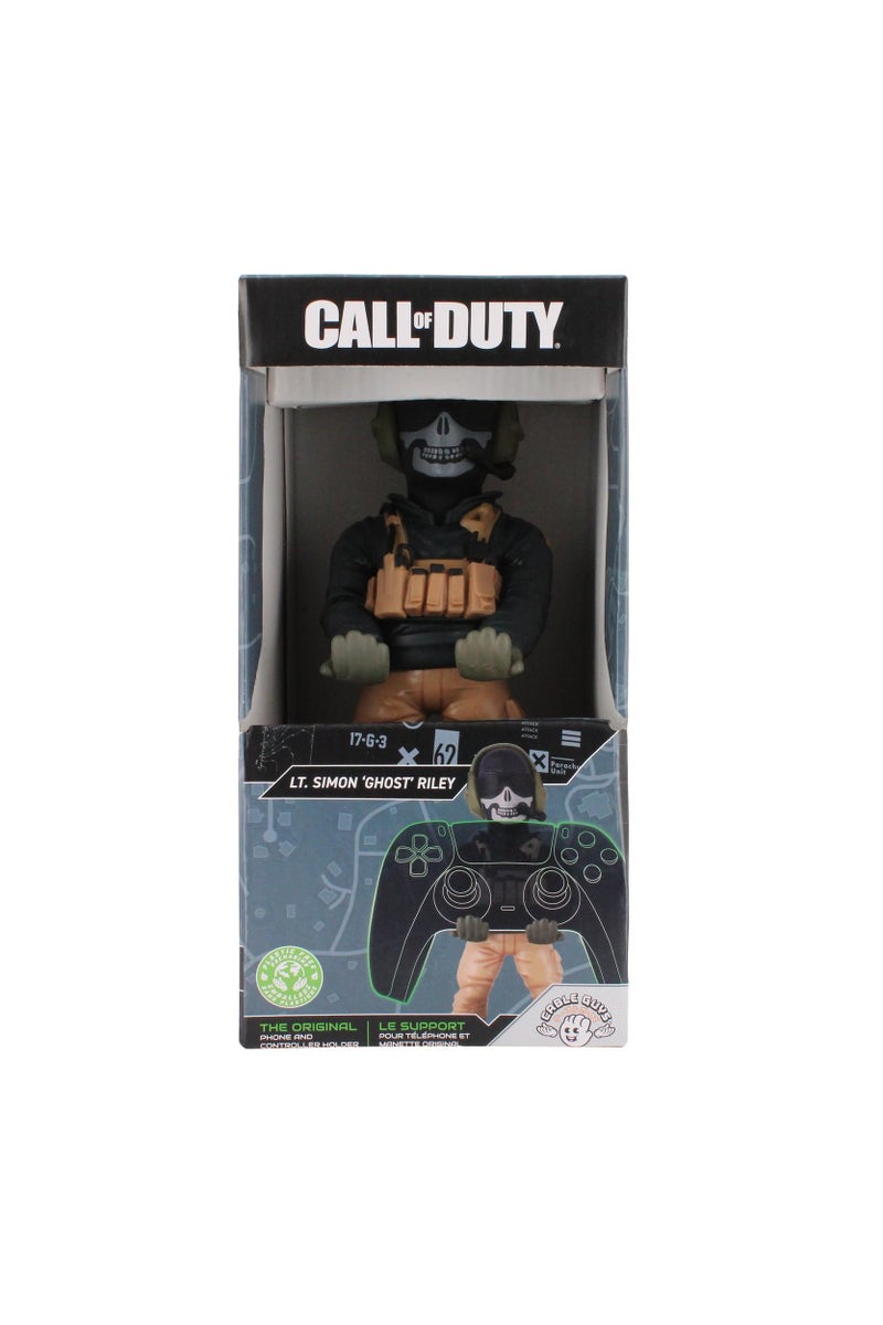 Exquisite Gaming Power Up Factory Exquisite Gaming: Call of Duty: Lt. Simon "Ghost" Riley - Original Mobile Phone & Gaming Controller Holder, Device Stand, Cable Guys, Licensed Figure - Image 3