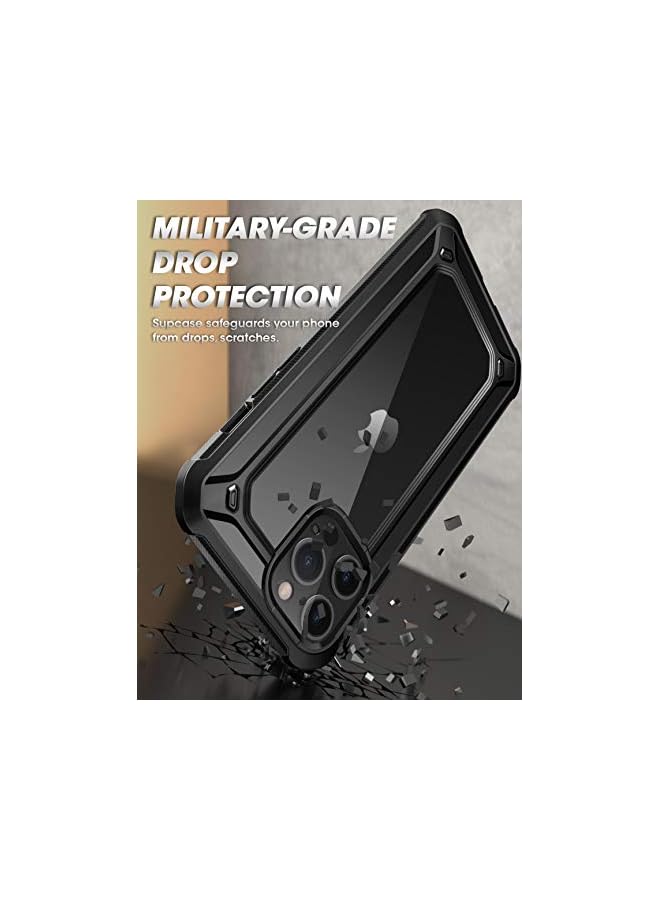 SupCase Unicorn Beetle EXO Pro Series Case for iPhone 12 Pro Max (2020 Release) 6.7 Inch, with Built-in Screen Protector Premium Hybrid Protective Clear Bumper Case (Black) - Image 3