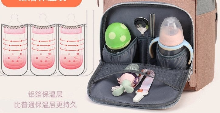 Multifunctional waterproof baby diaper backpack a bag and backpack for baby care essentials and travel for mothers - Image 2