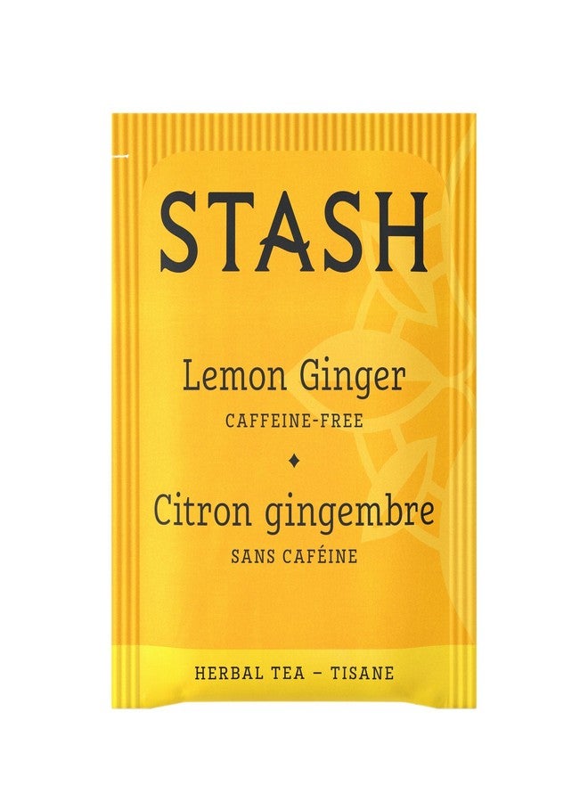 Stash Tea Lemon Ginger Herbal Tea Box of 100 Tea Bags - Image 2
