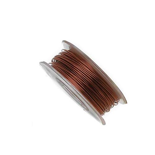 ART IFACT ART IFACT 10 Meters Enameled Copper Winding Wire 21 Gauge 081 mm Diameter on Spool 