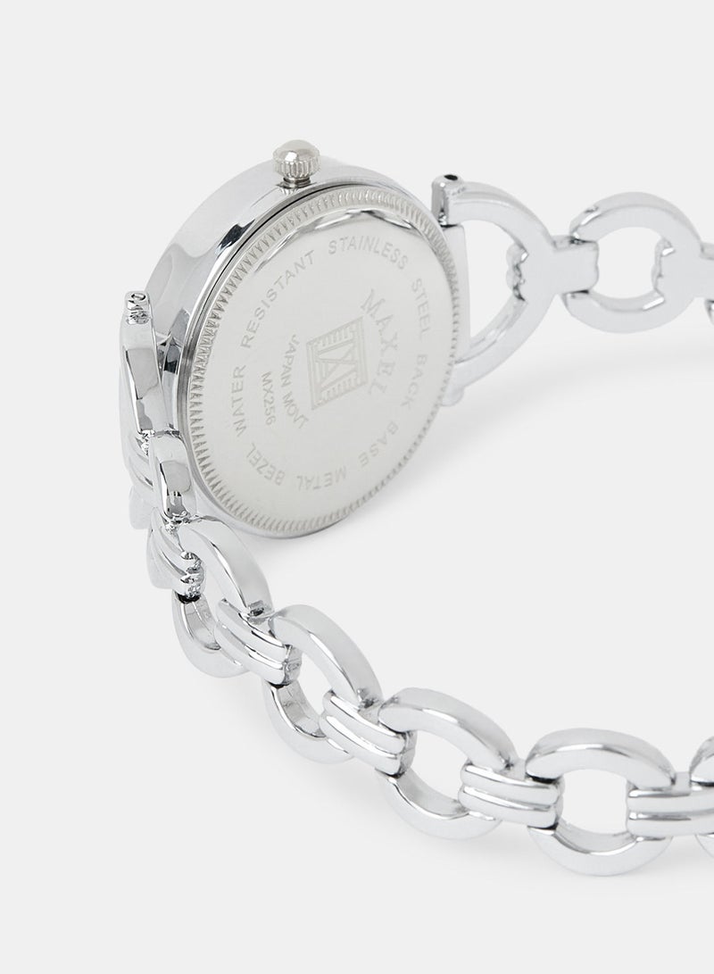 Maxel Women's Quartz Classic Fashion Analog Wrist Watch MX476 - 28mm - Image 4