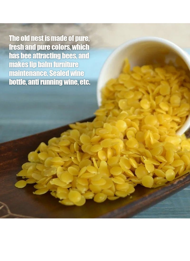 YEGBONG Organic Natural Yellow Beeswax Granules For Candle making 100g  - Image 1