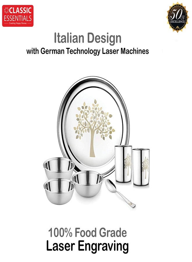 كلاسيك إيسنشالز طقم عشاء كلاسيكي أساسي من الفولاذ المقاوم للصدأ | يكفي 4 أشخاص | سميك | طقم مطبخ | ليزر دائم - فريكشا، طقم من 32 قطعة - Image 5