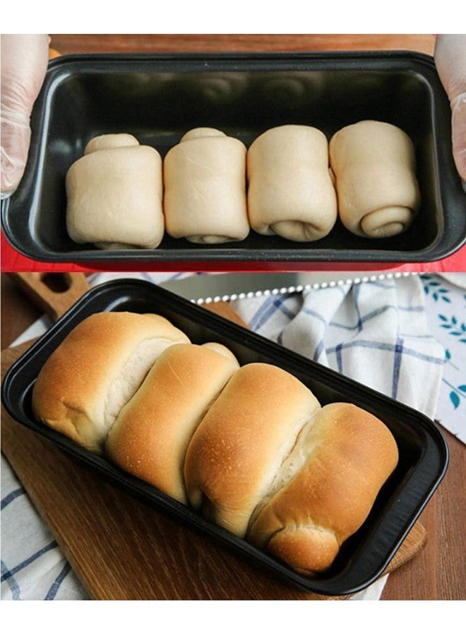 Xacton 2 pc Bread Mould I Carbon Steel Loaf Baking Tray I Bake Ware Combo I Cake Baking I Cake Making Supplies I Kitchen Tools Set I Can be Used Microwave Oven OTG, Cooker - Black - Image 3