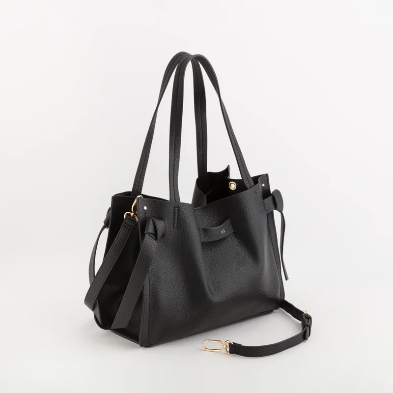 كاربيزا Women's Totebag Felce Black