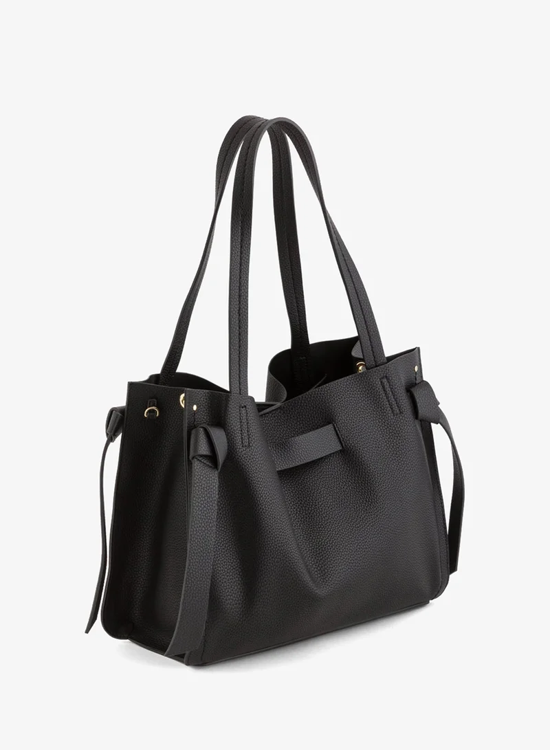 كاربيزا Women's Totebag Felce Black