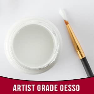 Art Ranger Acrylic Gesso White (500 ml) - Image 2