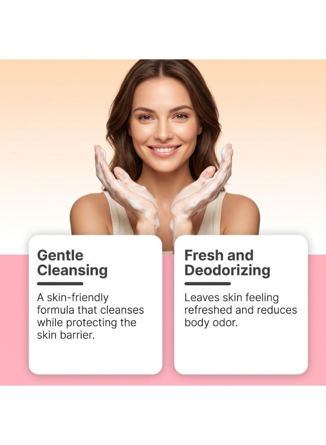 Persimmon Body Wash,Deodorizing Persimmon Body Wash for Old People Smell, Natural Deodorizing Body Cleanser with Persimmon & Aloe Vera Extracts, Deep Cleansing Body for All Skin Types,100ML - Image 3