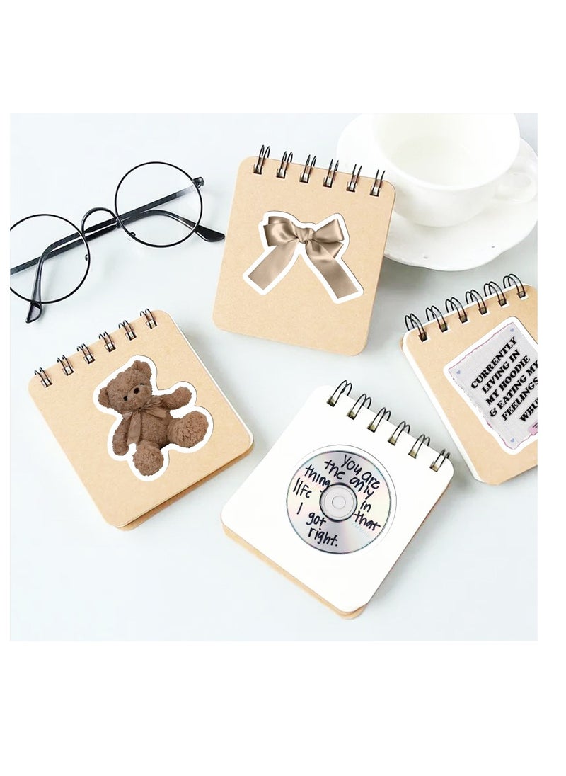 60pcs Minimalist Black And White Stickers