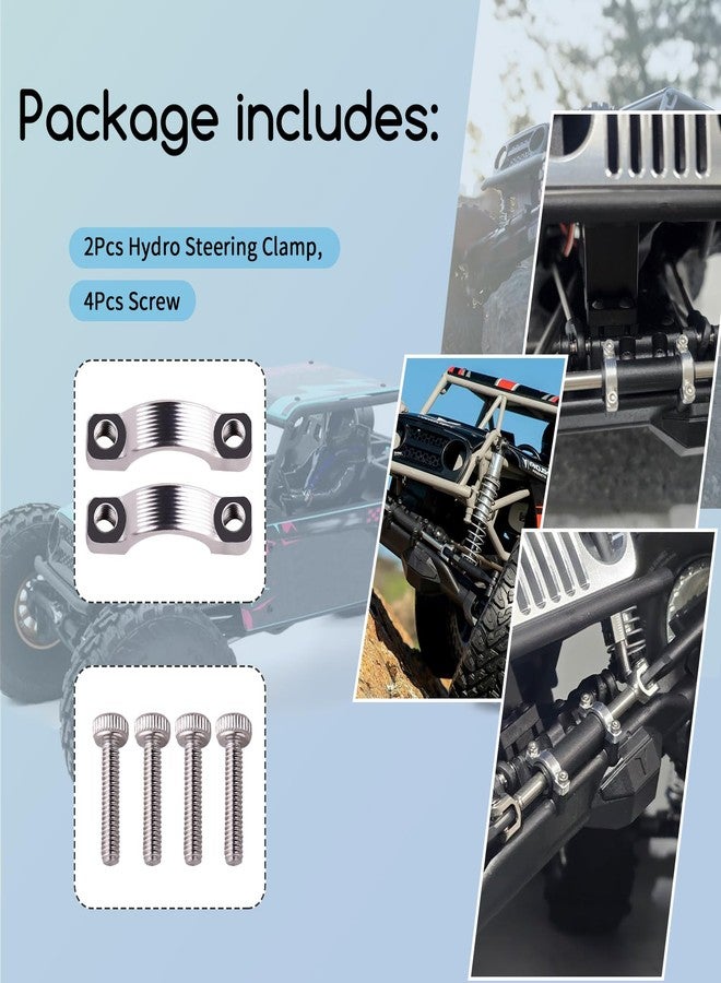 XTPTFABS 2Pcs Hydro Steering Clamp Compatible with Vanquish H10 Optic (2Pcs Steering Clamp and 4Pcs Screw) - Image 5