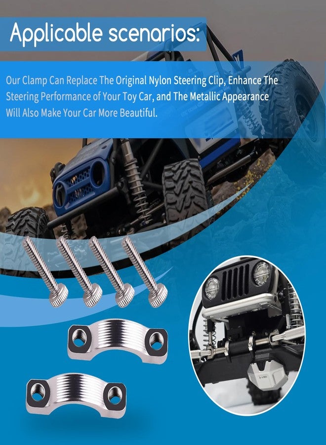 XTPTFABS 2Pcs Hydro Steering Clamp Compatible with Vanquish H10 Optic (2Pcs Steering Clamp and 4Pcs Screw) - Image 4