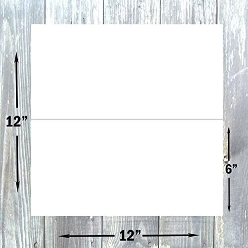 Hamilco Card Stock Scrapbook Paper Folded 6x12 Scored Heavy Weight 100 lb Cover Card stock – 25 Pack - Image 3