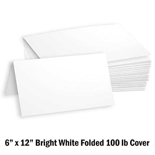 Hamilco Card Stock Scrapbook Paper Folded 6x12 Scored Heavy Weight 100 lb Cover Card stock – 25 Pack - Image 2
