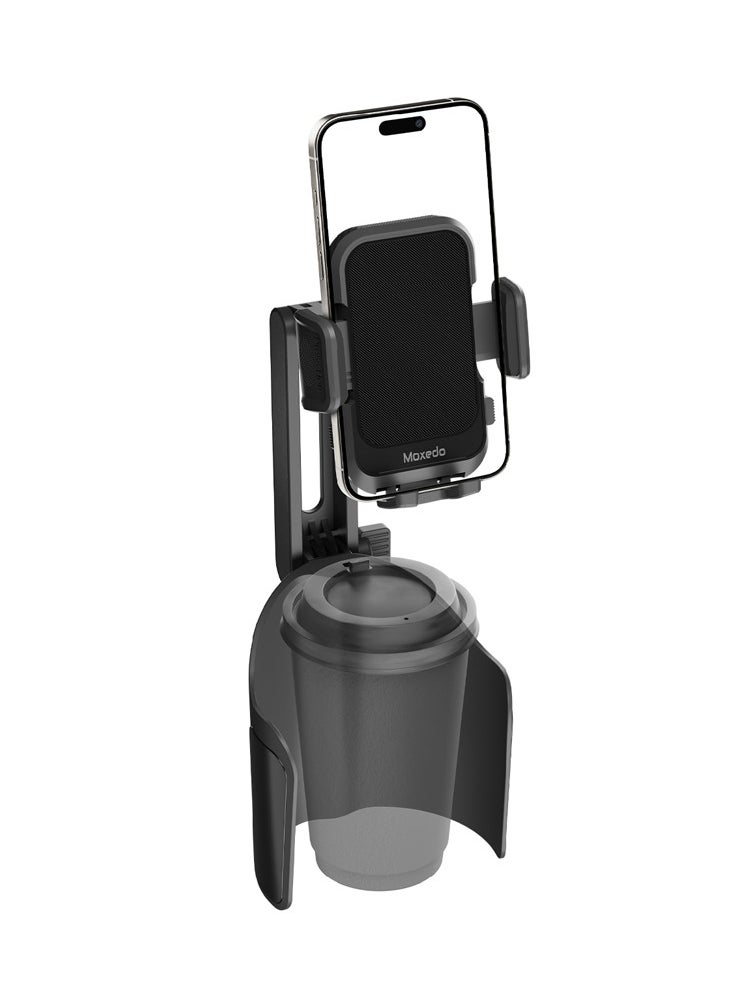 Moxedo Moxedo Universal Car Cup Phone Holder Adjustable and Durable Water Cup Holder with Adjustable Handle 360° Rotation Phone Mount Compatible with iPhone Samsung and Other Android Smartphone  - Image 1