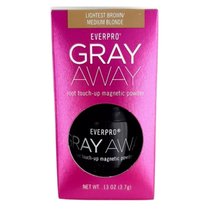EVERPRO Gray Away Root Touchup Powder Lightest BrownMedium Blonde 013 Oz