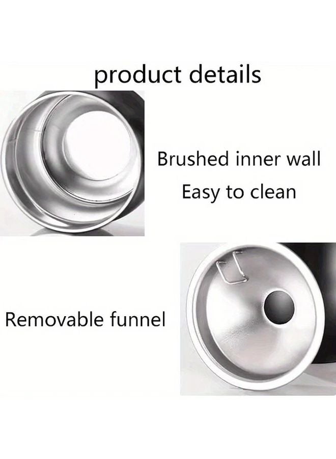 منفضة سجائر معدنية محمولة ذهبية مع غطاء مقاوم للرياح وقابلة للغسل للاستخدام الداخلي والخارجي - Image 3