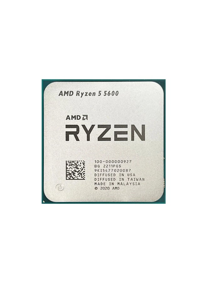 AMD Ryzen 5 5600 L3=32M 3.5GHz 6-Core 12-Thread R5 5600 Gaming Processor 65W 7NM DDR4 Socket AM4 No Fan - Image 1