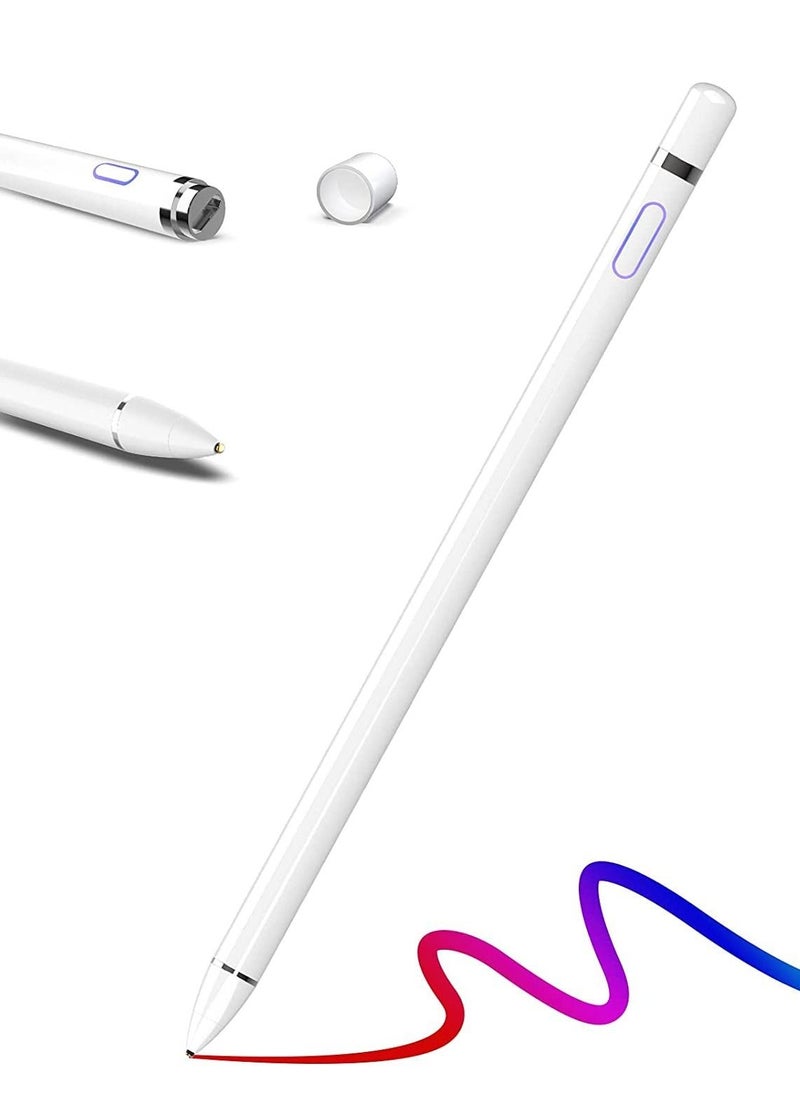 BORTONY - Active Stylus Digital Pen For All iPhones, iPad, Android Tablets And Phones White - Image 1