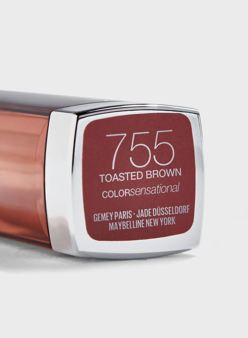 MAYBELLINE NEW YORK Color Sensational Lipstick 755 Toasted Brown
