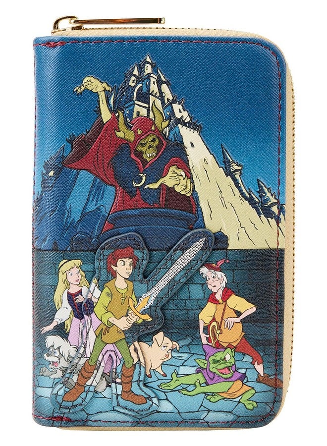 Loungefly محفظة فلاب ديزني الغلاية السوداء - Image 1