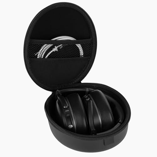 Geekria Shield Headphones Case Compatible with Skullcandy Crusher ANCEvo360 Hesh 3 Venue Replacement Hard Shell Travel Carrying Bag with Cable Storage Black - Image 3