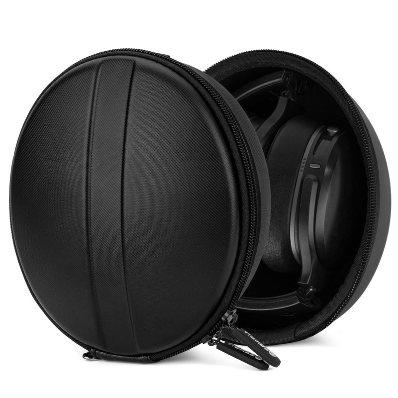 Geekria Shield Headphones Case Compatible with Skullcandy Crusher ANCEvo360 Hesh 3 Venue Replacement Hard Shell Travel Carrying Bag with Cable Storage Black - Image 2