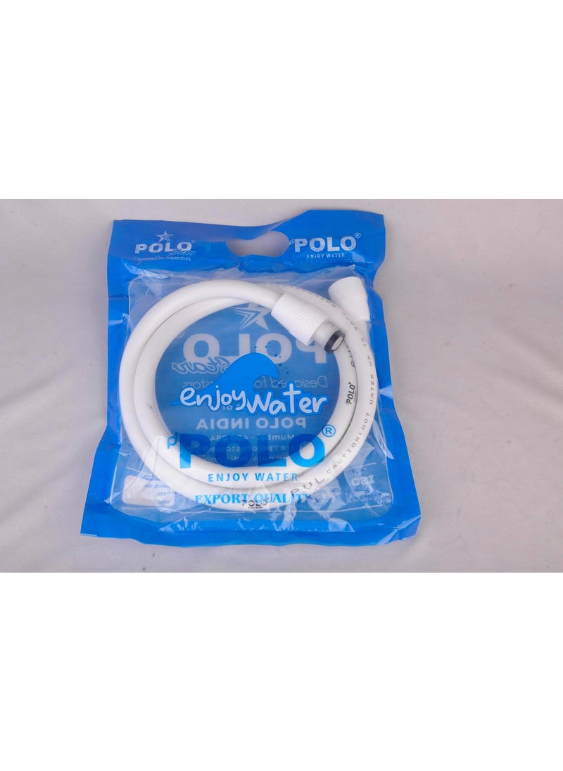 POLOSTAR POLOSTAR Shower Tube Hose Pipe 2 Meter Heavy Premium White Pvc Flexible Hose Pipe Bathroom Toilet UseHealth FaucetHand ShowerJet SprayWash BasinKitchen SinkFlush TankPack Of 1  - Image 5