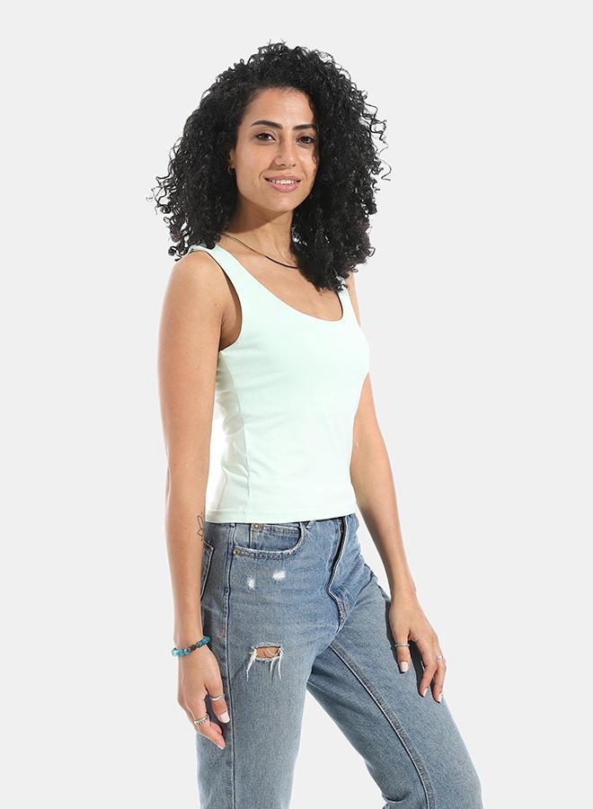 Xtcy Wide-brimmed bodysuit women Pistachio 2xl b30-Pistachio-2xl - Image 2