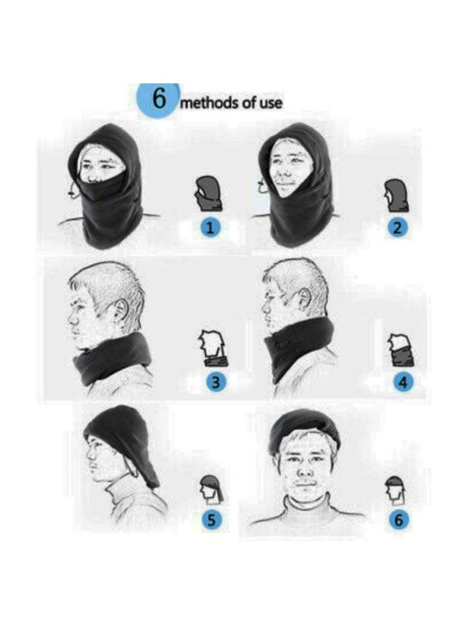 Full Face Mask Cap Neck Cover Winter Ski Hat, Outdoor Unisex Winter Fleece Hats Bicycle Ski Warm Wind Proof Face Mask Hood for Mens Women - Image 2