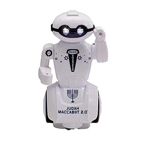 Rite Lite Maccabot 20 Chanukah Robot Great Hanukkah Gift for Kids Hanukkah Robot Toy Plays 3 Chanukah Songs - Image 5