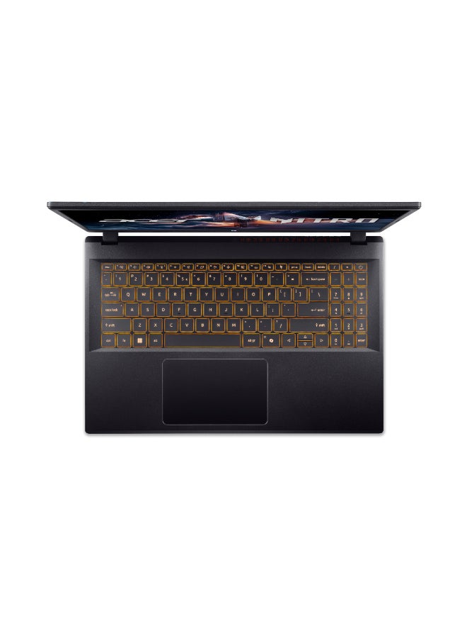 أيسر لابتوب الألعاب نيترو V ANV15 الجيل الثالث عشر من إنتل كور i9-13900H 14 نواة حتى 5.4GHz/16GB DDR4 RAM/1TB SSD تخزين/8GB NVIDIA®GeForce®RTX 5060 رسومات/15.6" FHD IPS 165Hz/W11/WiFi-6/لوحة مفاتيح مضاءة باللون الكهرماني/Thunderbolt 4/ - Image 4