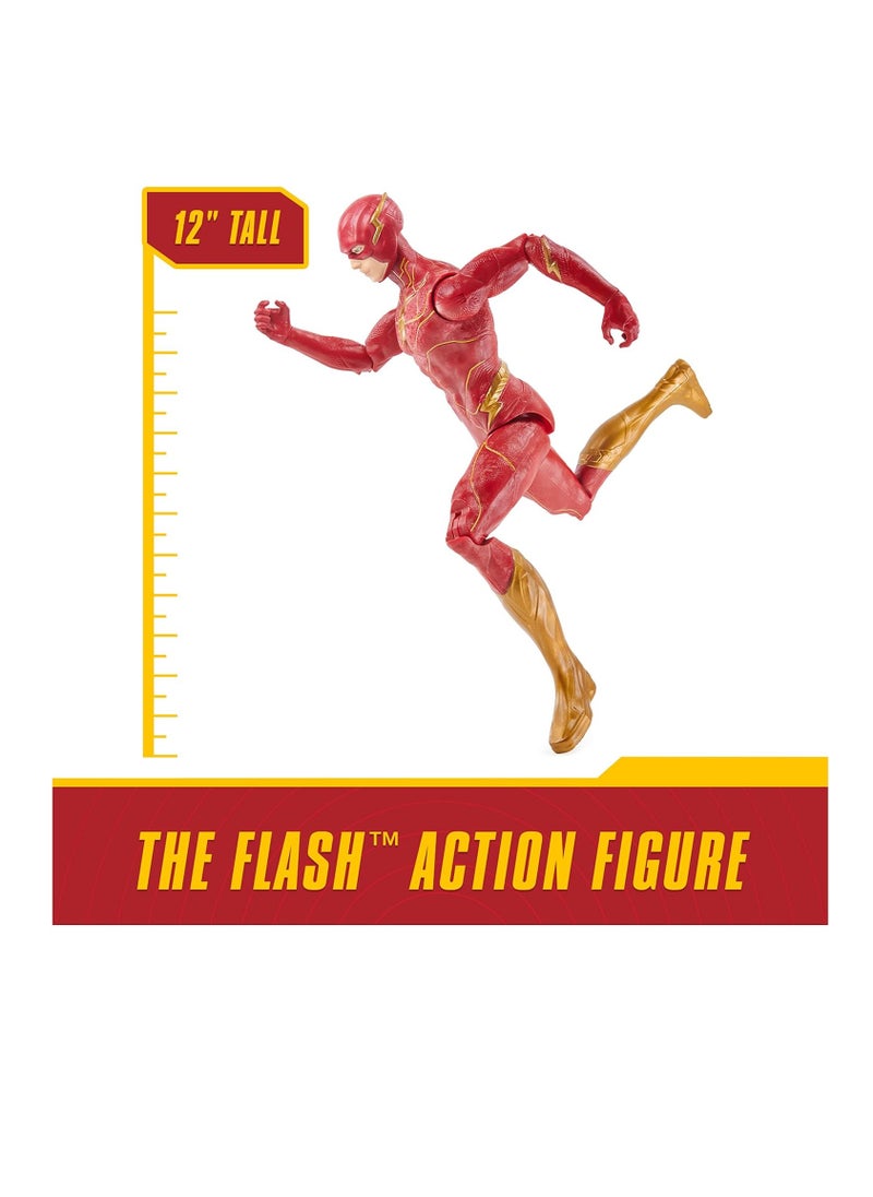 DC Comics The Flash 30 cm Flash Figure 30 cm with Original The Flash Decorations and 11 Points of Article, Toy for Ages 3+  - Image 3