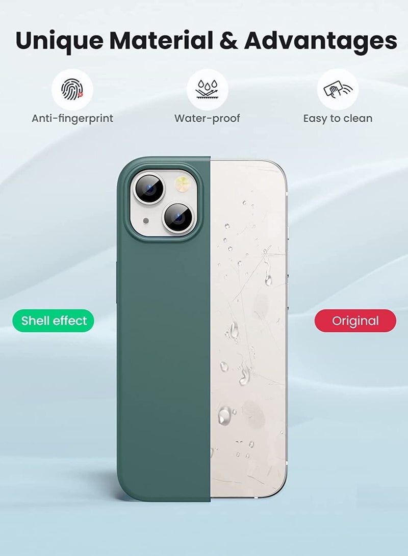 DUSALA iPhone 13 Case 6.1 inch Silicone Protective Case Soft Liquid Gel Rubber Cover Shockproof Bumper Anti-Scratch Anti-Fingerprint Anti-Drop Slim Thin Case Compatible with iPhone 13 - Image 4